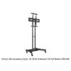 Stand mobil M Public Floorstand Basic 150 incl shelf & camera holder