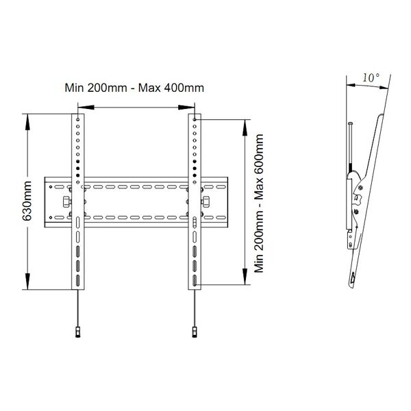 Suport de perete M Universal Tilt Wallmount SD MAX 800x600 MD Chisinau