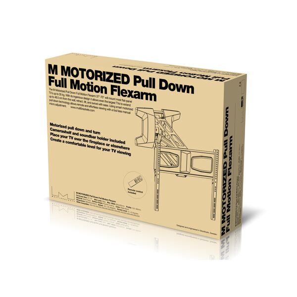 M Motorized Pull Down Full Motion Flexarm 37"-70"