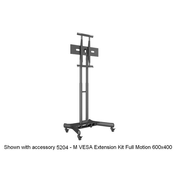 Stand mobil M Public Floorstand Basic 150 incl shelf & camera holder