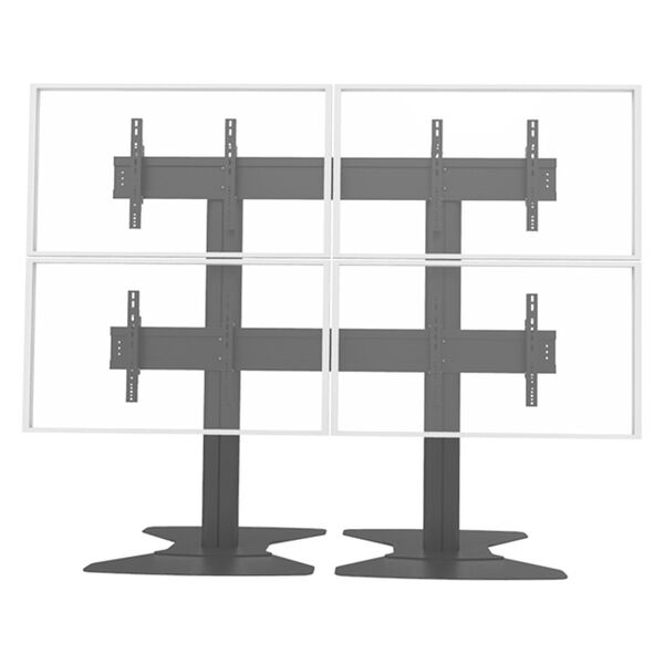 M Public Video Wall Stand 4-Screens 40-55"