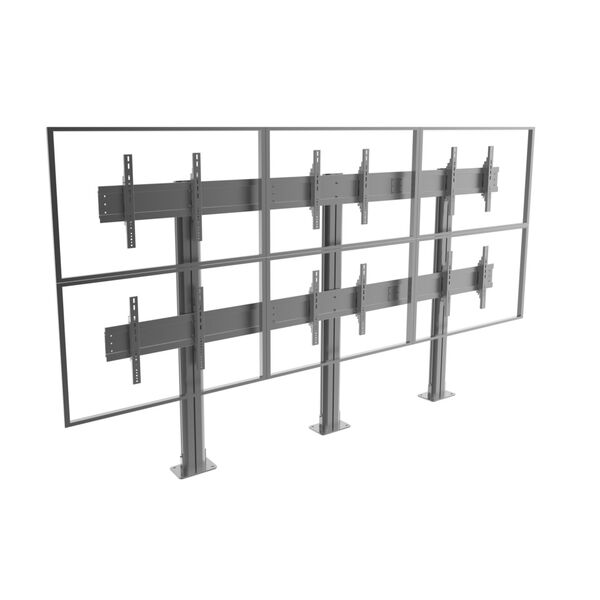 M Public Video Wall Stand 6-Screens 40-55"