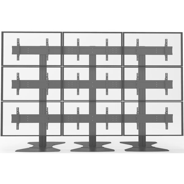M Public Video Wall Stand 9-Screens 40-55"